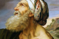Bezzuoli Giuseppe - Testa di arabo. Olio su tela, 58 x 46 cm