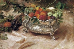 Giuseppe De Sanctis. Natura Morta di Frutta - Tecnica: Olio su Tela, 55 x 70 cm