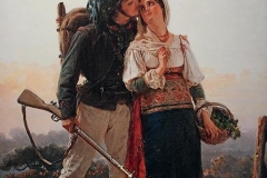 Il bacio del bersagliere, 1870 - Induno Gerolamo