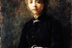 Daniele Ranzoni | Ritratto di Luigia Ruffati Crosti, 1885
