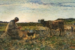 Giovanni Segantini. L’ora mesta, 1892 - Tecnica: Olio su tela