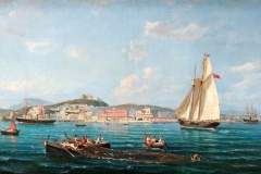 Giovanni Serritelli. Golfo di Napoli - Olio su tela