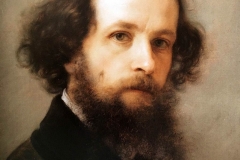 Giacomo Trecourt. Autoritratto | Olio su tela, 50 x 41 cm . Firma e data in basso a destra