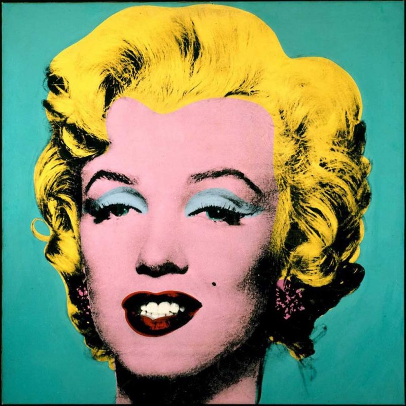 Andy Warhol. Marilyn. Tecnica: Serigrafia, 91x91 cm