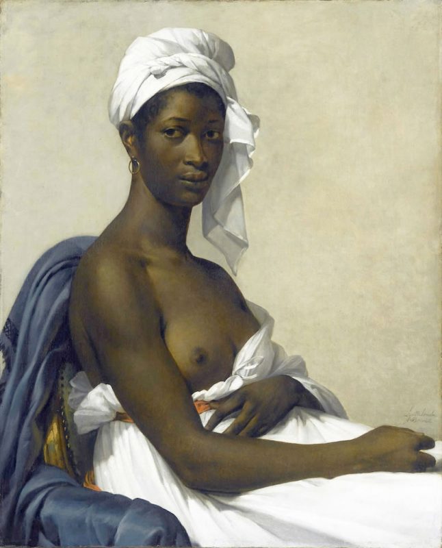 Il modello nero. Marie-Guillemine Benoist. Ritratto di Madeleine, 1800.