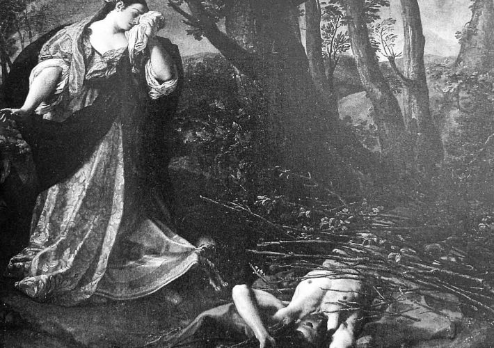 Marco Benefial. Santa Margherita scopre il cadavere di Arsenio, 1729-32. Tecnica: Olio su tela