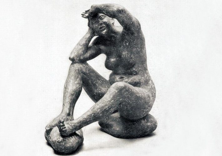 Marcello Mascherini. Donna al Fiume. Scultura in bronzo
