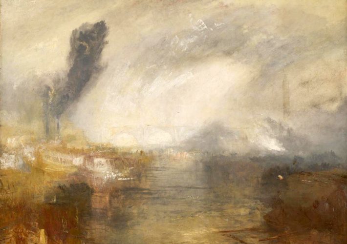 Turner. The Thames above Waterloo bridge, 1830-5
